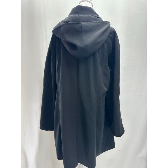 London Fog Collection Black Trench Jacket XL - Picture 4 of 7